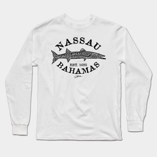 Nassau, Bahamas, Great Barracuda Long Sleeve T-Shirt